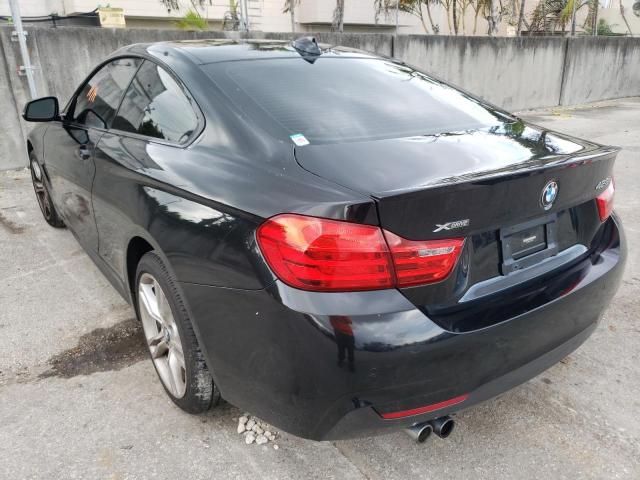 WBA3N9C5XFK247773 - 2015 BMW 428 XI BLACK photo 3