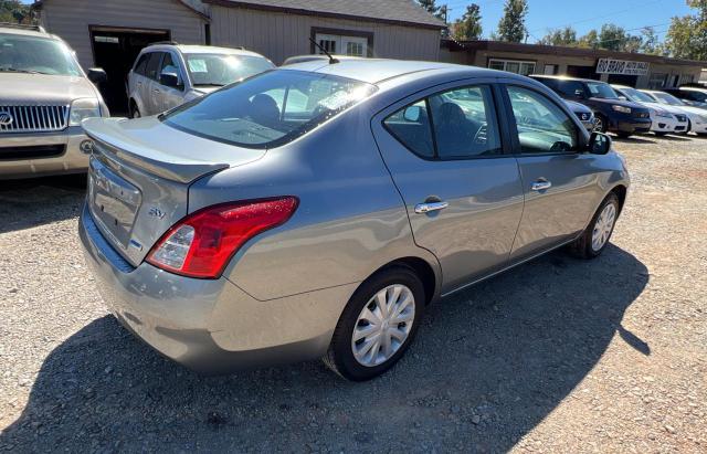 3N1CN7AP8DL884039 - 2013 NISSAN VERSA S GRAY photo 4