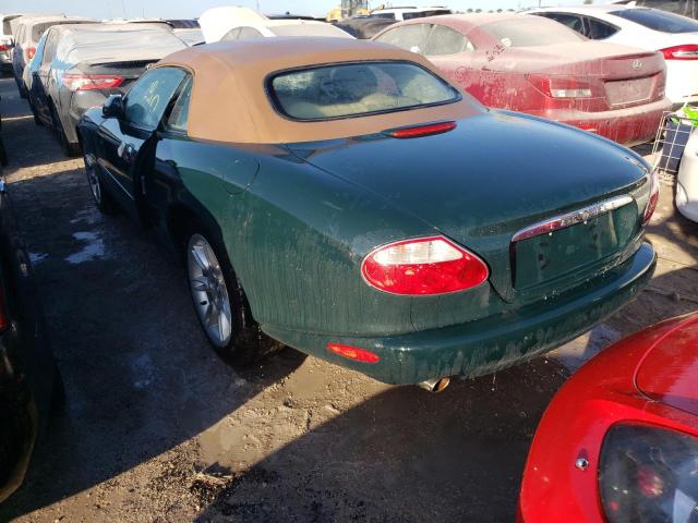 SAJDA42CX1NA12453 - 2001 JAGUAR XK8 GREEN photo 3