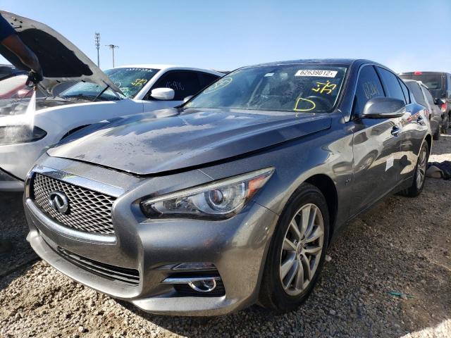 JN1CV7AP0GM200370 - 2016 INFINITI Q50 BASE GRAY photo 2