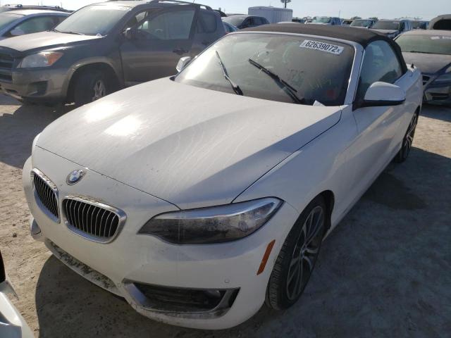 WBA1K9C5XGV322505 - 2016 BMW 228 I SULE WHITE photo 2