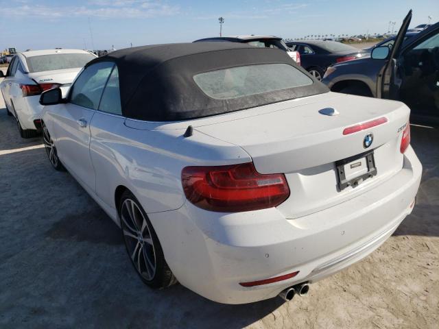 WBA1K9C5XGV322505 - 2016 BMW 228 I SULE WHITE photo 3