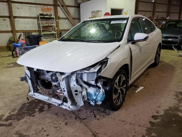 4S3BWAC63N3018673 - 2022 SUBARU LEGACY PRE WHITE photo 2