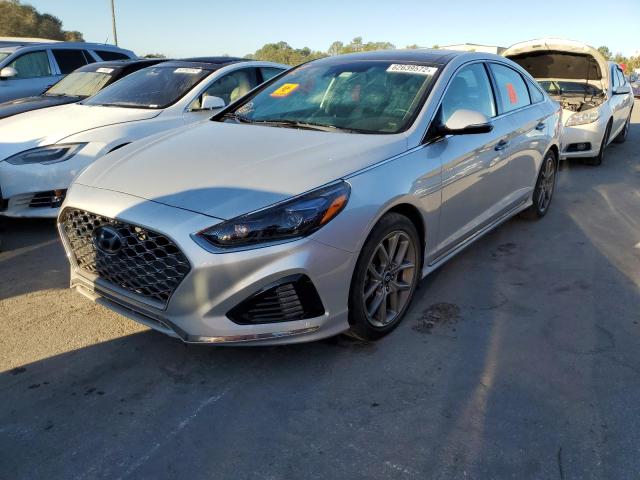 5NPE34AB3JH718442 - 2018 HYUNDAI SONATA SPO SILVER photo 2