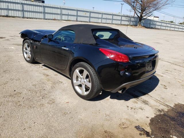 1G2MG35X77Y139000 - 2007 PONTIAC SOLSTICE G BLACK photo 3