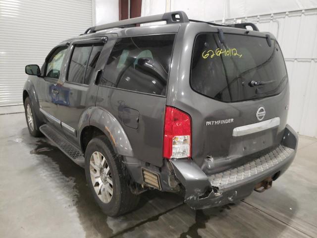 5N1BR18BX8C609709 - 2008 NISSAN PATHFINDER GRAY photo 3