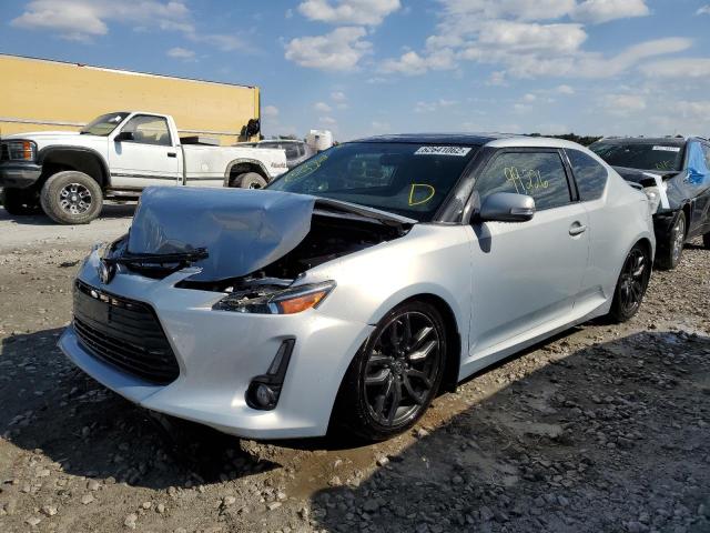 JTKJF5C7XE3075165 - 2014 TOYOTA SCION TC BLUE photo 2