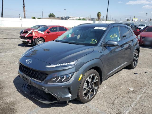 KM8K53A39NU821050 - 2022 HYUNDAI KONA LIMIT GRAY photo 2