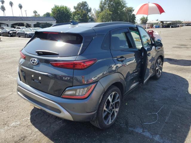 KM8K53A39NU821050 - 2022 HYUNDAI KONA LIMIT GRAY photo 4