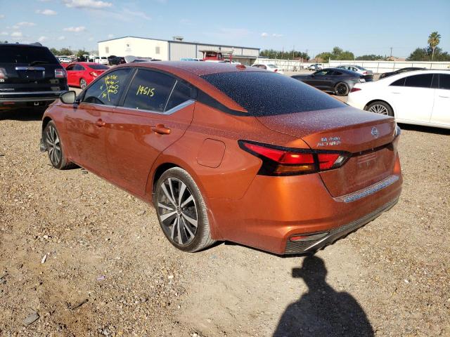 1N4BL4CV9MN381361 - 2021 NISSAN ALTIMA SR ORANGE photo 3