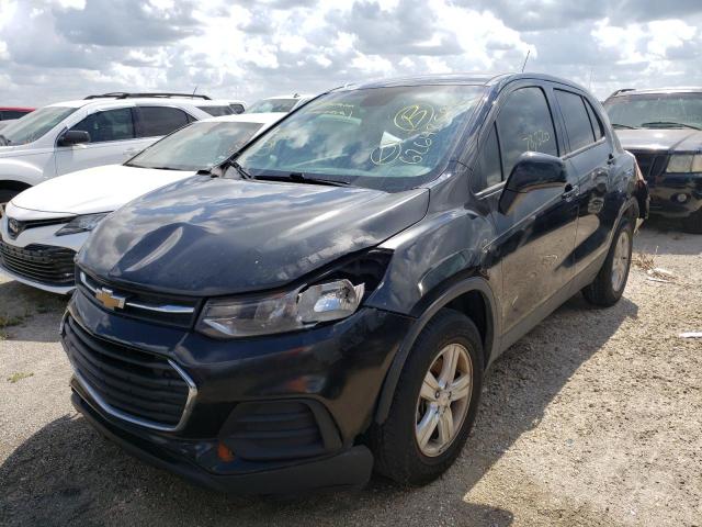 KL7CJKSB6LB052386 - 2020 CHEVROLET TRAX LS BLACK photo 2