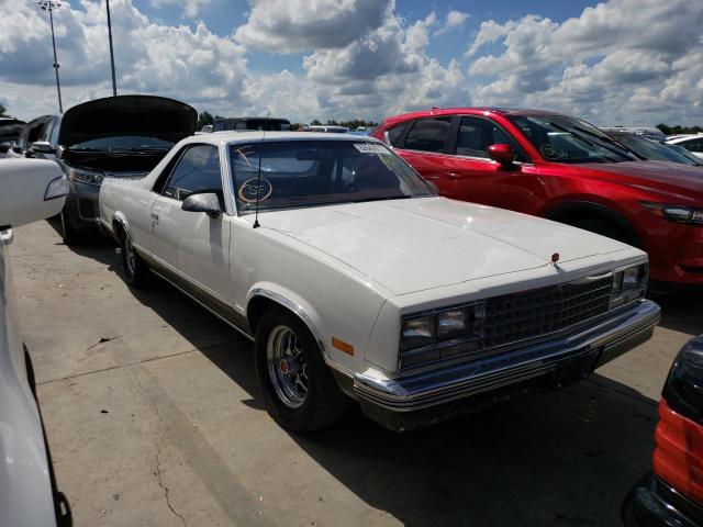 3GCCW80H5GS917115 - 1986 CHEVROLET EL CAMINO WHITE photo 1