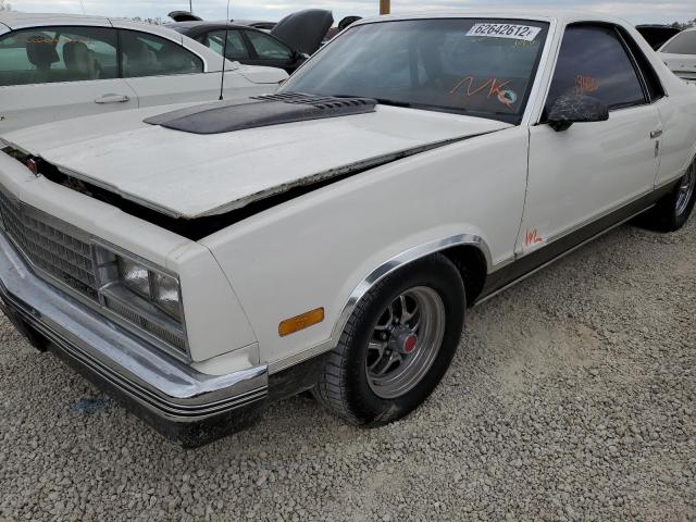 3GCCW80H5GS917115 - 1986 CHEVROLET EL CAMINO WHITE photo 9