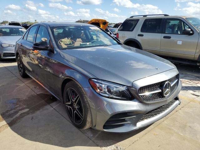 W1KWF8EB1MR628898 - 2021 MERCEDES-BENZ C 300 4MAT GRAY photo 1