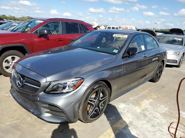 W1KWF8EB1MR628898 - 2021 MERCEDES-BENZ C 300 4MAT GRAY photo 2