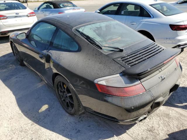 WP0AB29904S685199 - 2004 PORSCHE 911 TURBO BLACK photo 3