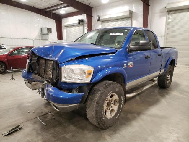 3D7KS28A88G167344 - 2008 DODGE RAM 2500 S BLUE photo 2