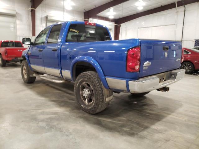 3D7KS28A88G167344 - 2008 DODGE RAM 2500 S Mavi foto 3