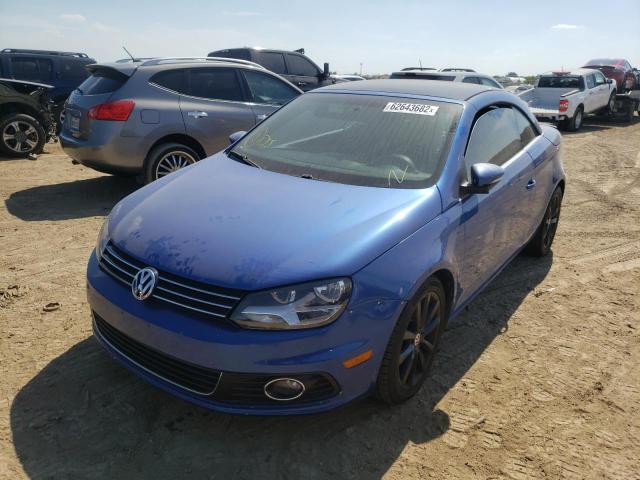 WVWBW7AH3CV001770 - 2012 VOLKSWAGEN EOS KOMFOR 蓝色 照片 2