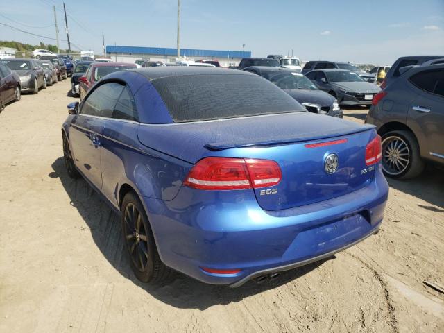 WVWBW7AH3CV001770 - 2012 VOLKSWAGEN EOS KOMFOR 蓝色 照片 3