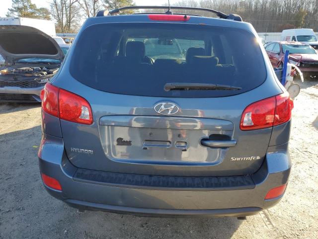 5NMSG13D78H225519 - 2008 HYUNDAI SANTA FE G BLUE photo 6