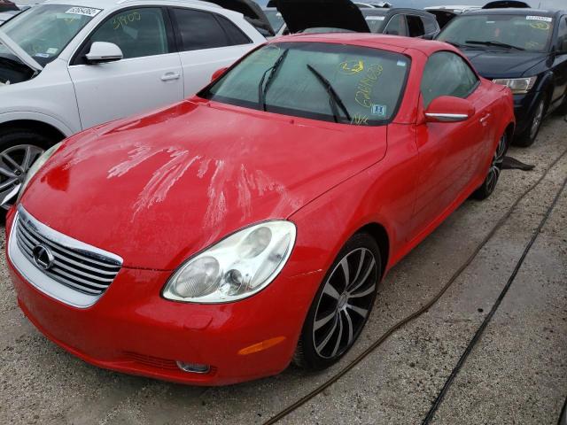 JTHFN48Y120029201 - 2002 LEXUS SC 430 RED photo 2