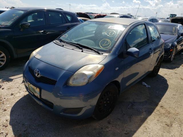 JTDJT903895245400 - 2009 TOYOTA YARIS BLUE photo 2