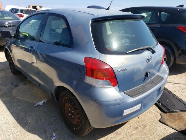 JTDJT903895245400 - 2009 TOYOTA YARIS BLUE photo 3