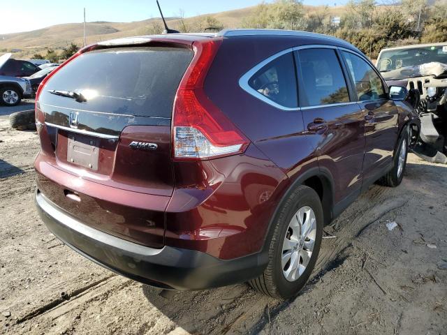 5J6RM4H78DL026333 - 2013 HONDA CR-V EXL MAROON photo 4