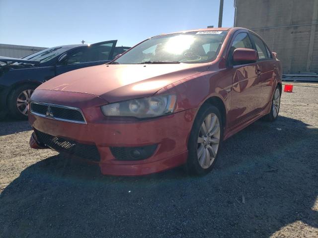 JA3AU86W79U003579 - 2009 MITSUBISHI LANCER RED photo 2