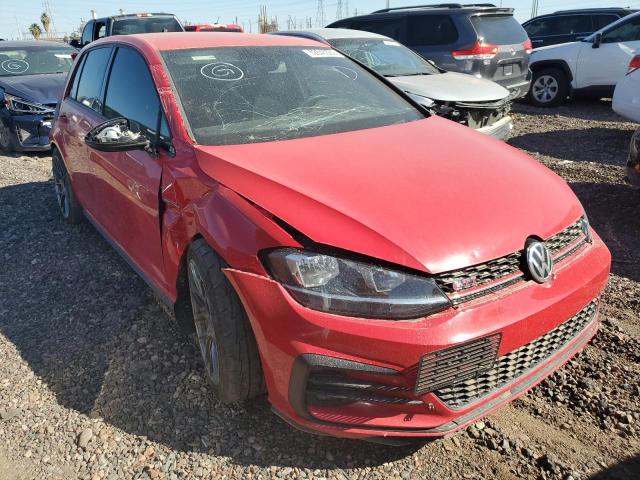 3VW5T7AU7LM007971 - 2020 VOLKSWAGEN GTI S RED photo 1