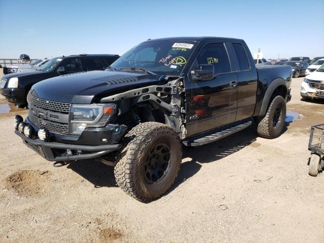 1FTFX1R66DFC50316 - 2013 FORD F150 SVT R BLACK photo 2