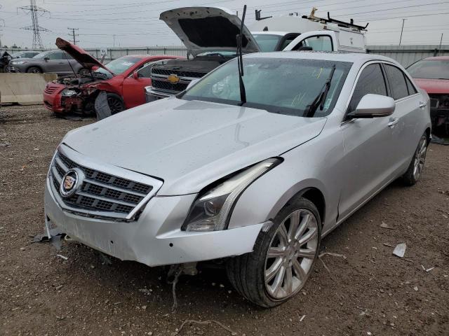 1G6AL5SX6E0103792 - 2014 CADILLAC ATS PREMIU SILVER photo 2