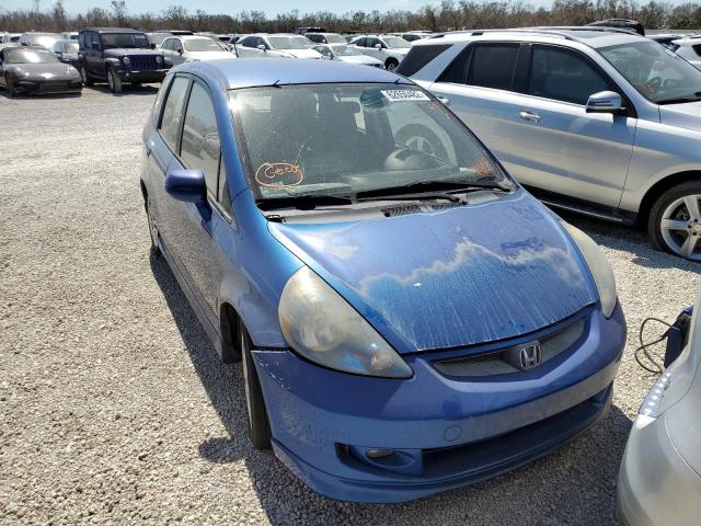 JHMGD386X7S001554 - 2007 HONDA FIT S 蓝色 照片 1
