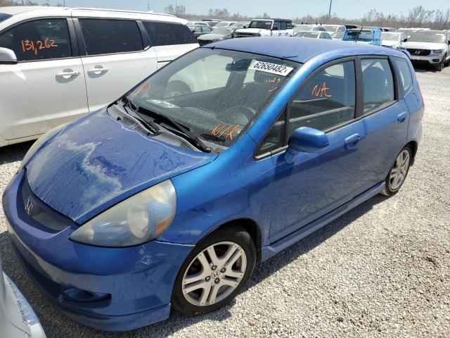 JHMGD386X7S001554 - 2007 HONDA FIT S 蓝色 照片 2