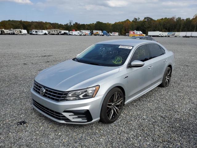 1VWDT7A35HC038826 - 2017 VOLKSWAGEN PASSAT R-L SILVER photo 2