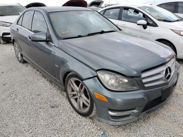 WDDGF4HB3CR194264 - 2012 MERCEDES-BENZ C 250 GRAY photo 1