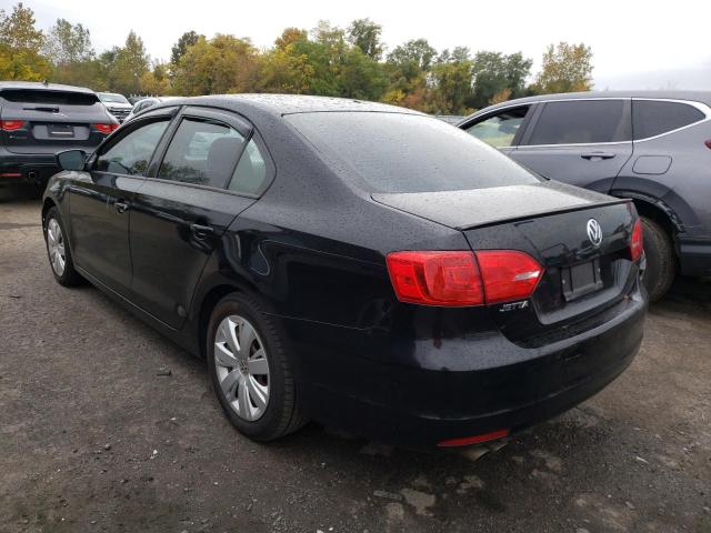 3VW2K7AJXCM346106 - 2012 VOLKSWAGEN JETTA BASE 黑色 照片 3