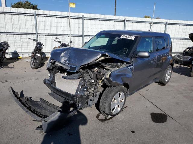 KNDJN2A23G7290754 - 2016 KIA SOUL GRAY photo 2