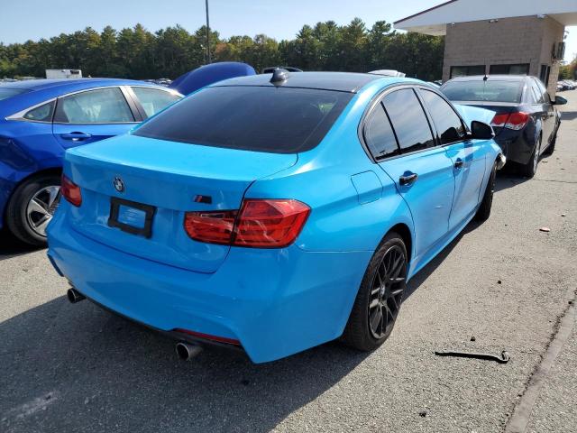 WBA3B9C57FF589263 - 2015 BMW 335 XI BLUE photo 4