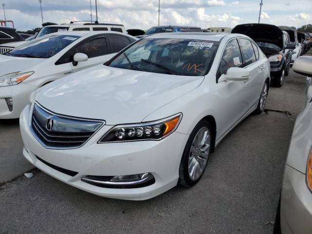 JH4KC1F91EC007720 - 2014 ACURA RLX ADVANC WHITE photo 2