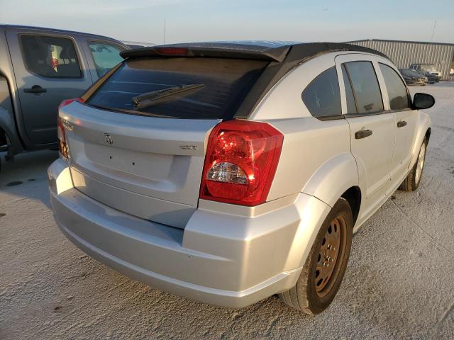 1B3HB48B37D528713 - 2007 DODGE CALIBER SX SILVER photo 4