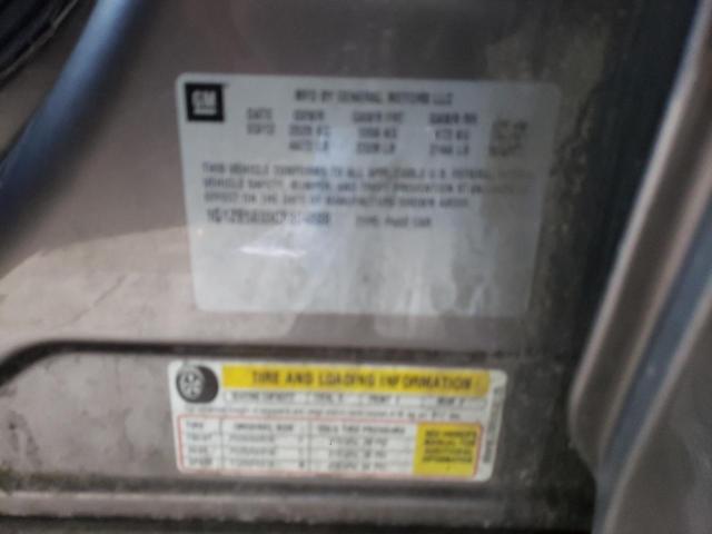 1G1ZE5E03CF304688 - 2012 CHEVROLET MALIBU LTZ ნაცრისფერი ფოტო 10