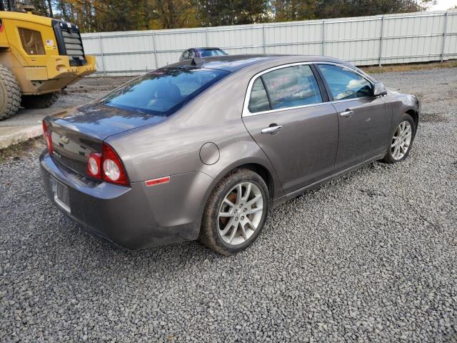 1G1ZE5E03CF304688 - 2012 CHEVROLET MALIBU LTZ ნაცრისფერი ფოტო 4