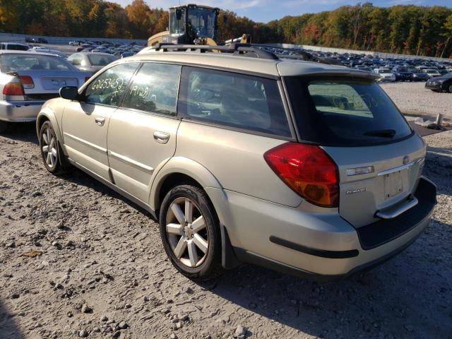 4S4BP62CX67353534 - 2006 SUBARU LEGACY OUT BEIGE photo 3