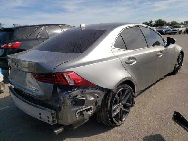 JTHBF1D24F5059846 - 2015 LEXUS IS 250 SILVER photo 4