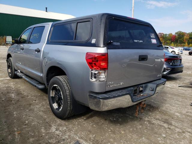 5TFDY5F14AX132890 - 2010 TOYOTA TUNDRA CRE SILVER photo 3