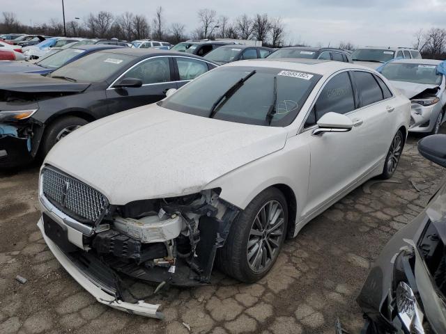 3LN6L5LU1HR619372 - 2017 LINCOLN MKZ HYBRID WHITE photo 2