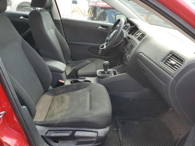 3VW2K7AJ0FM291928 - 2015 VOLKSWAGEN JETTA BASE RED photo 5
