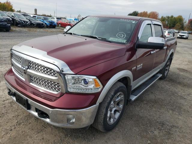 1C6RR7NT7HS581223 - 2017 RAM 1500 LARAM RED photo 2